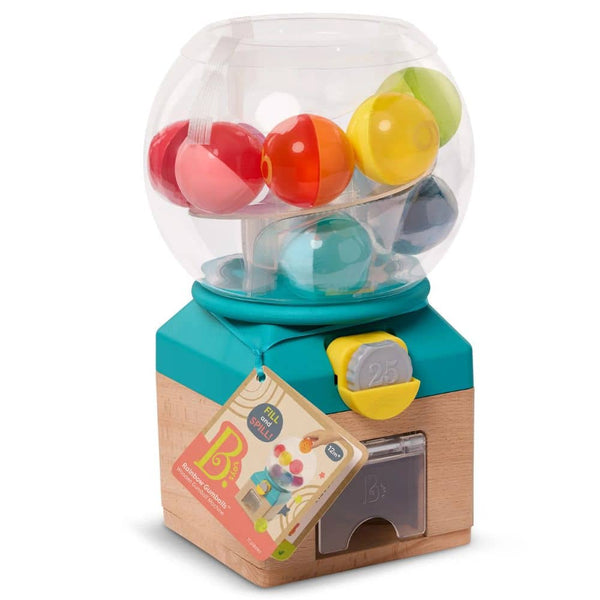 Lern-Zählmaschine mit bunten Kugeln - Rainbow Gumballs