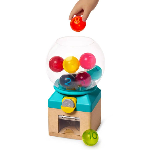 Lern-Zählmaschine mit bunten Kugeln - Rainbow Gumballs