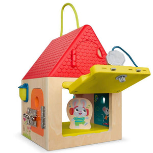 Holz-Spielhaus mit Schlössern - Unlock & Learn Box