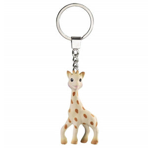 Geschenkset Sophie la girafe mit Beißring und Schlüsselanhänger (18 cm)