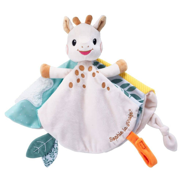 Geschenkset Sophie la girafe mit erstem sensorischen Kuscheltier (18 cm)