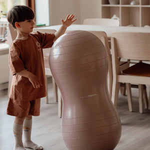 Erdnuss-Gymnastikball für Kinder - Graphit
