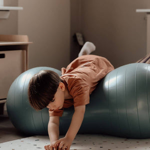 Erdnuss-Gymnastikball für Kinder - Graphit