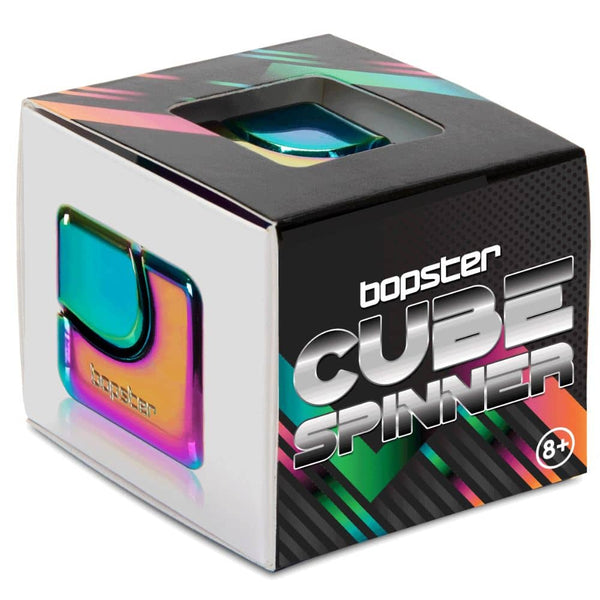 Geschicklichkeitsspielzeug – Fidget Cube Spinner - mehrfarbig/metallic