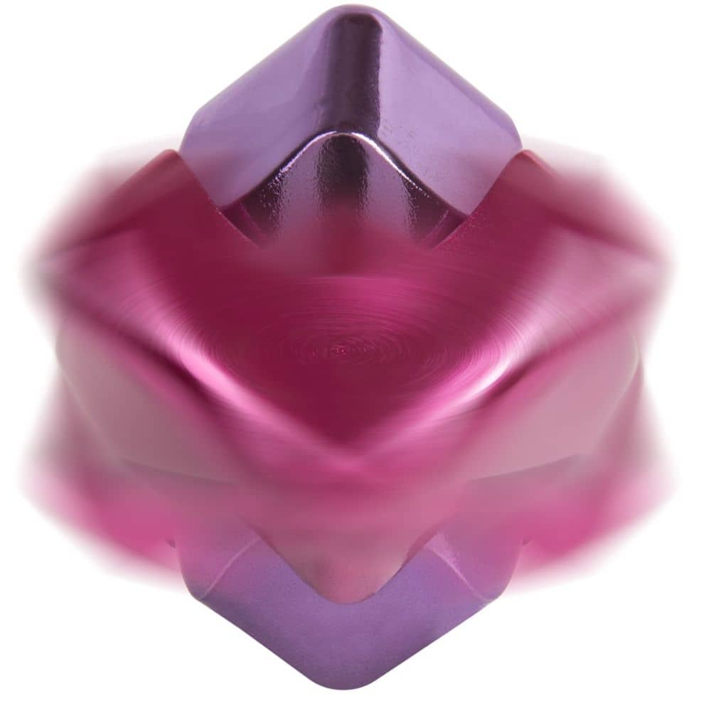 Geschicklichkeitsspielzeug – Fidget Cube Spinner - rosa/lila