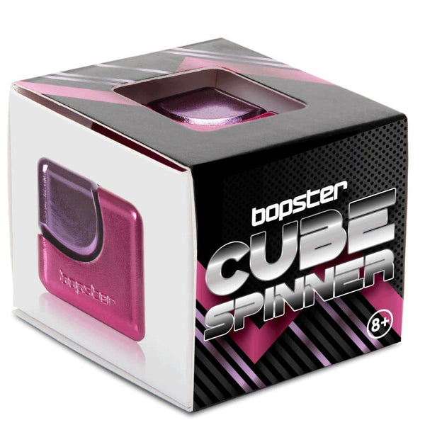 Geschicklichkeitsspielzeug – Fidget Cube Spinner - rosa/lila