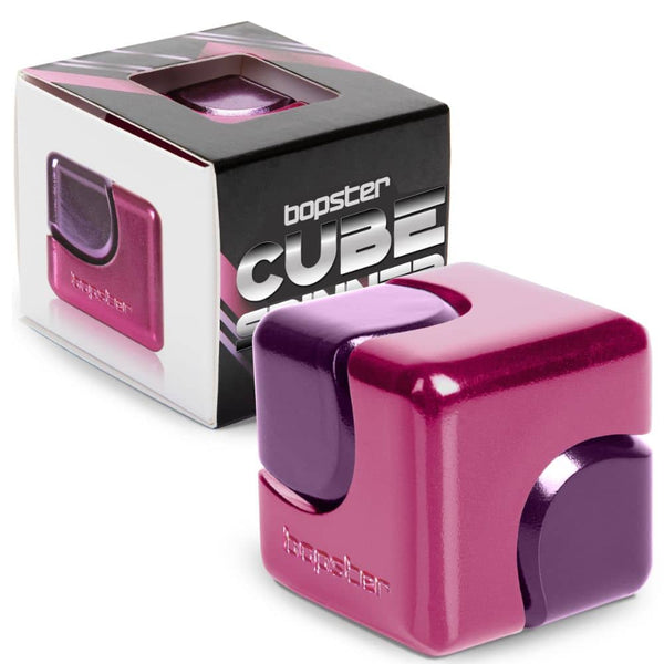 Geschicklichkeitsspielzeug – Fidget Cube Spinner - rosa/lila