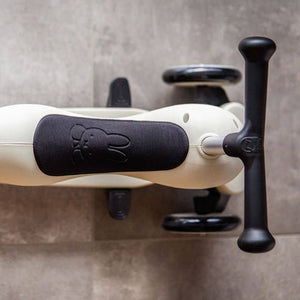 Laufrad und Roller mit Schiebegriff Highwaykick 1 Push and Go 2-in-1 für 1–5 Jahre – Miffy Ash