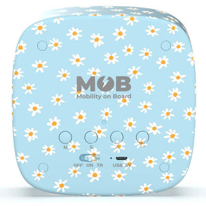 Wecker mit Lampe und Schlummerfunktion Billy - blaue Blume