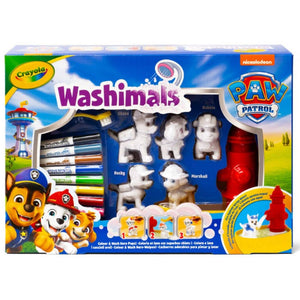 Figuren-Set zum Bemalen und Waschen –  Washimals, PAW Patrol (5 Figuren)