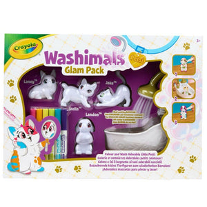 Figuren-Set zum Bemalen und Waschen – Washimals, Glam Katzen (4 Figuren)