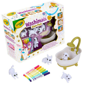 Figuren-Set zum Bemalen und Waschen – Washimals, Glam Katzen (4 Figuren)