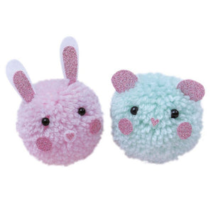 Kreativset – Pompons: 2 kleine Tierchen (ab 7 Jahren)