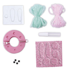 Kreativset – Pompons: 2 kleine Tierchen (ab 7 Jahren)