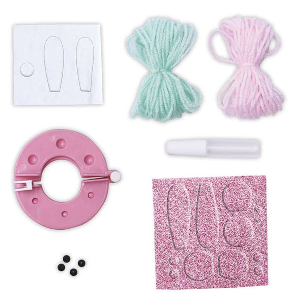 Kreativset – Pompons: 2 kleine Tierchen (ab 7 Jahren)