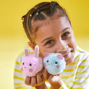 Kreativset – Pompons: 2 kleine Tierchen (ab 7 Jahren)