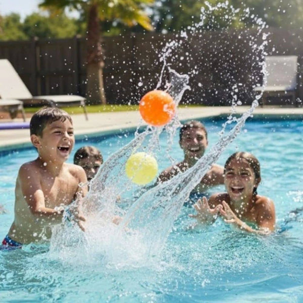 Wiederverwendbare Silikon-Wasserbomben - Aqua-boom 7 Stück