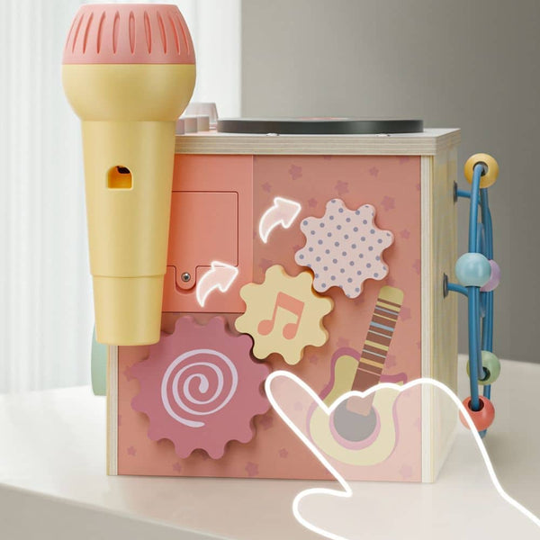 Musikalischer Würfel für Kleinkinder mit Mikrofon