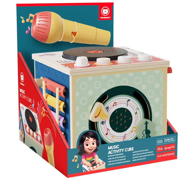 Musikalischer Würfel für Kleinkinder mit Mikrofon