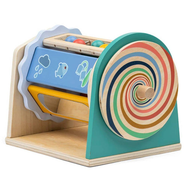 Multifunktionales Spielzeug: drehbarer Spinner mit Spiegel – Turnicolor 9m+