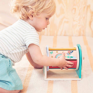 Multifunktionales Spielzeug: drehbarer Spinner mit Spiegel – Turnicolor 9m+