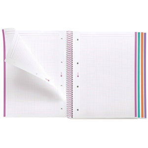 Spiralblock, A4-Heft mit einzelnen Blättern – Magic Unicorn, 120 Seiten