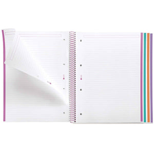 Spiralblock, liniertes A4-Heft – Magic Unicorn, 120 Seiten
