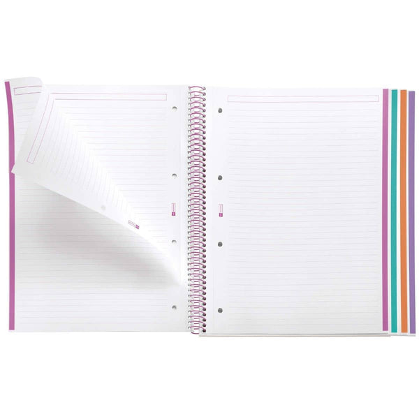 Spiralblock, liniertes A4-Heft – Magic Unicorn, 120 Seiten