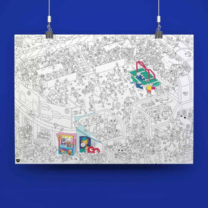 Riesiges Malbuch – Goal 100 x 70 cm