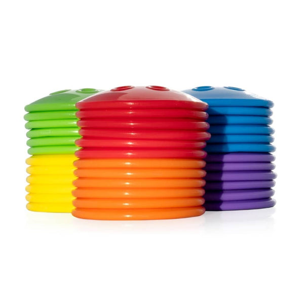 Bilibo Dots - Bunte Spielsteine für kreatives Spielen - 36 Stück