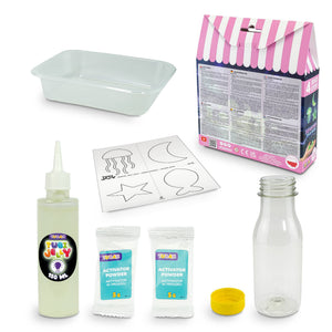 Sensorische Flasche mit Gel-Figuren – Sensory Jelly Glow