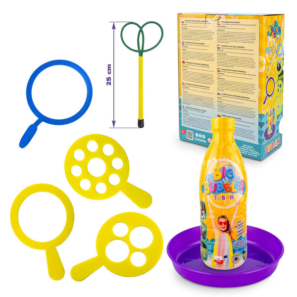 6-in-1-Set mit großen Seifenblasen