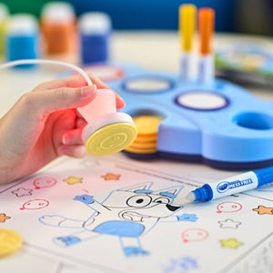 Leuchtstempel-Set Ohne Flecken – Color Wonder Mess Free, Bluey