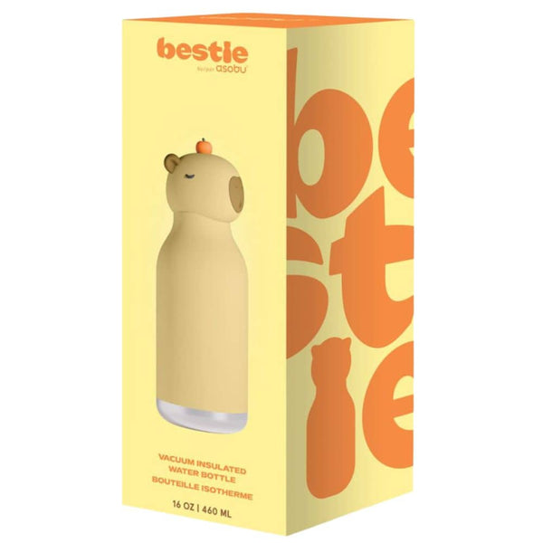Thermo-Trinkflasche mit Strohhalm Bestie – Capybara (460 ml)