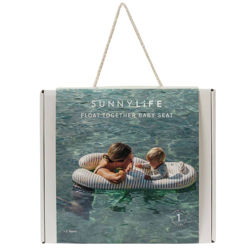 Schwimmender Babysitz – Duck Sage Stripe