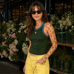 Abwaschbare Tattoos – Blumen, 47 Stück