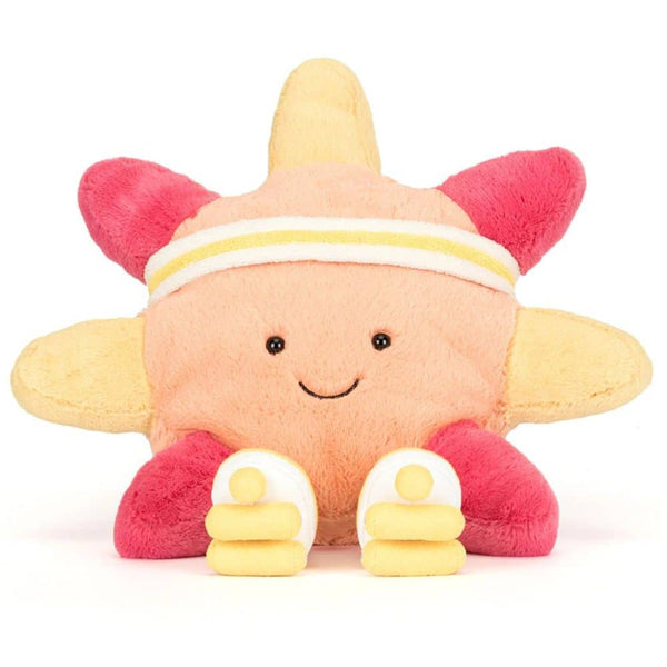 Plüsch-Sonne auf Rollschuhen (30 cm)