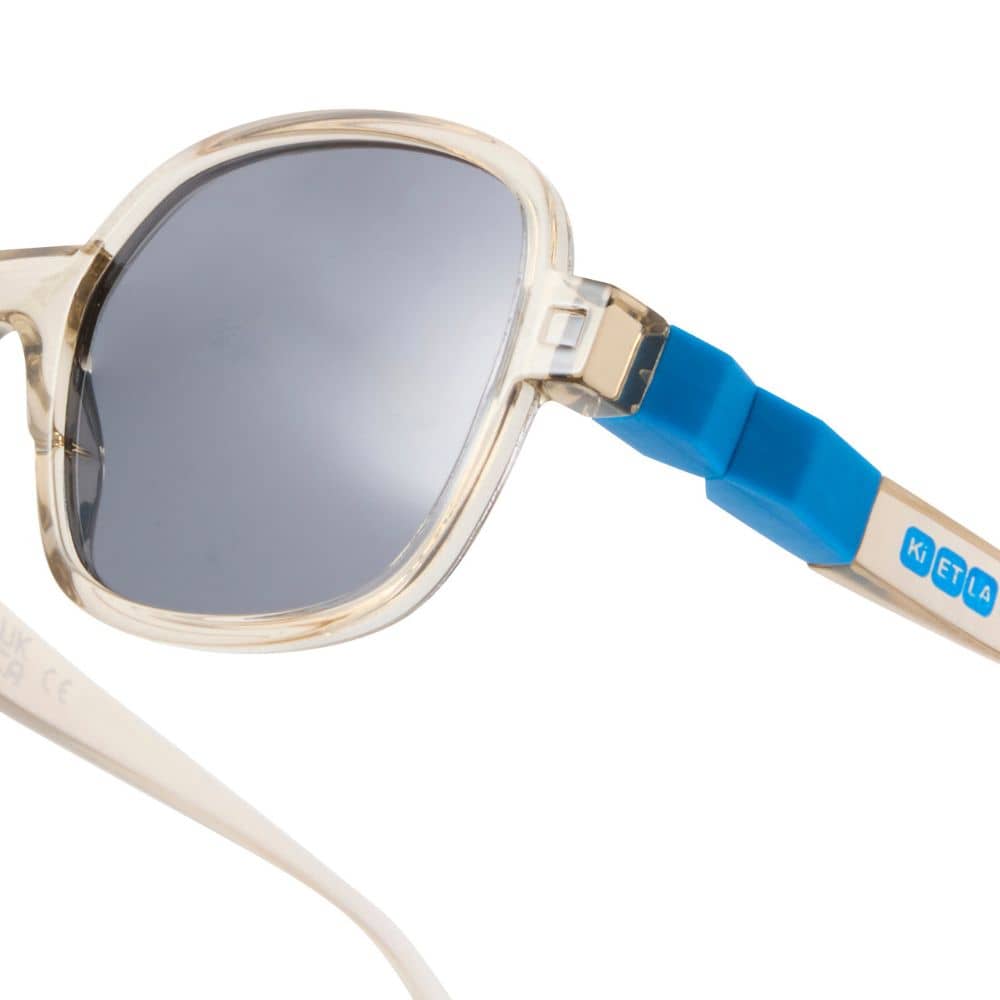 Flexible polarisierte Kindersonnenbrille Urban 4-7 J. - Moka Blue