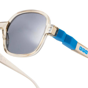 Flexible polarisierte Kindersonnenbrille Urban 4-7 J. - Moka Blue