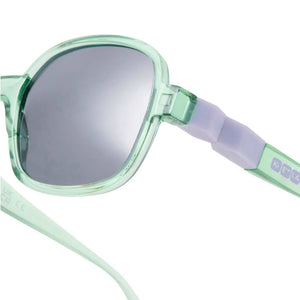 Flexible polarisierte Kindersonnenbrille Urban 7-12 J. - Green Lavender