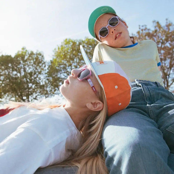 Flexible polarisierte Kindersonnenbrille Urban 7-12 J. - Fuschia Lavender