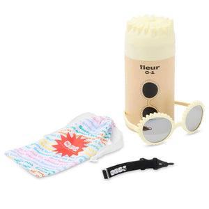 Flexible Kindersonnenbrille Fleur 2-4 J. - Butter