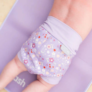 Schwimmwindel - Happy Nappy Duo, Lilac Spring (XXL, 2-3 Jahre)