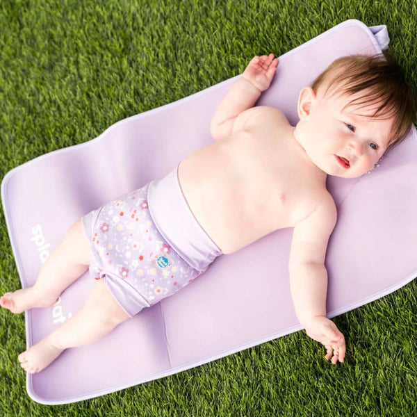 Schwimmwindel - Happy Nappy Duo, Lilac Spring (XXL, 2-3 Jahre)