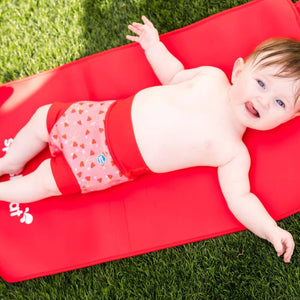 Happy Nappy DUO Schwimmwindel 6–12 Monate – Strawberry Field (L)