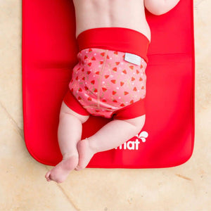 Happy Nappy DUO Schwimmwindel für 2–3-Jährige – Strawberry Field (XXL)