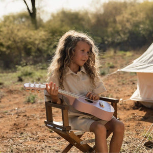 Holzgitarre – Safari Friends, rosa
