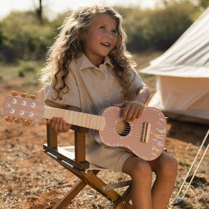 Holzgitarre – Safari Friends, rosa