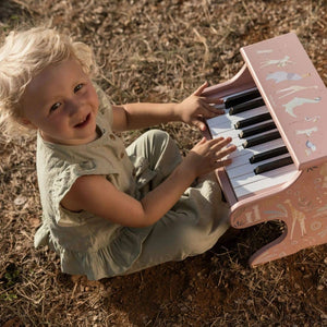 Holzklavier – Safari Friends, rosa