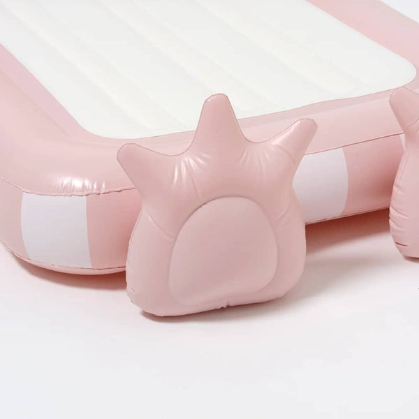 Aufblasbares Kinderbett – Monster Pink